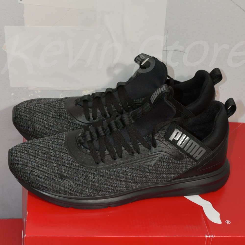 Black Puma Men's Enzo Beta Woven V3 Sneaker - Picture 2 of 5